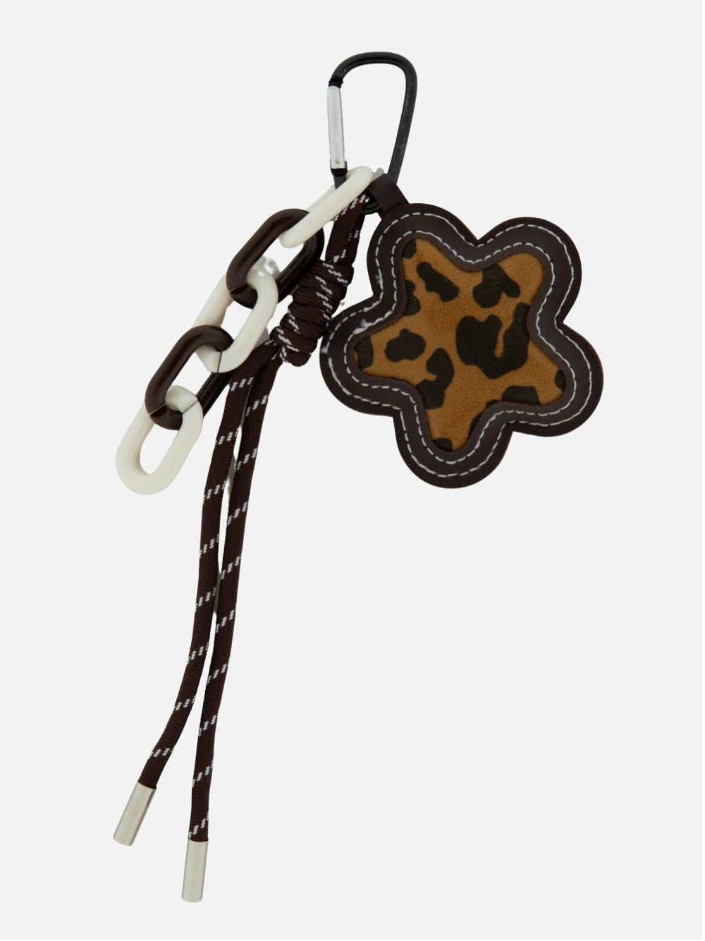 Leopard funky bag charm set