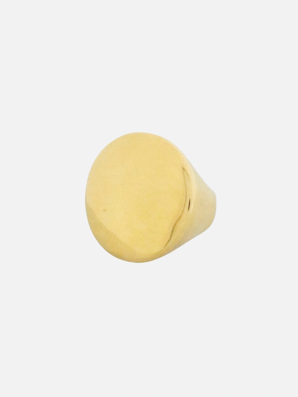 Mega chunky ronde ring goud