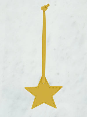 Minimal star bag charm