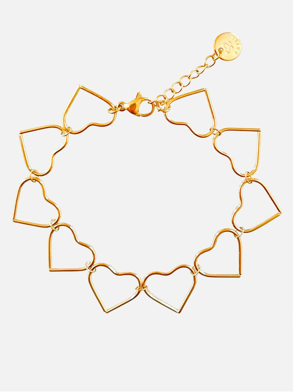 Multi heart bracelet