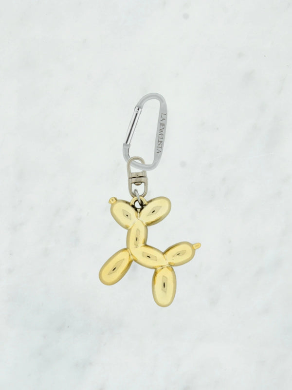 Mini balloon dog bag charm