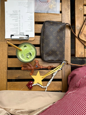 Mr Bean bear bag charm