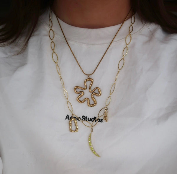 Chunky clover ketting