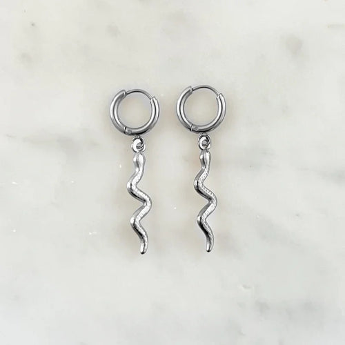 oorbellen-met-slangen-zilver