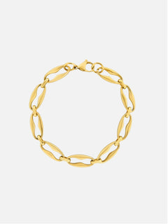Ovale open chain armband