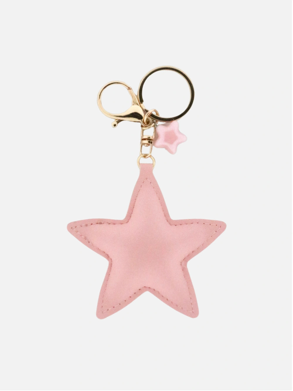Pink stellar bag charm