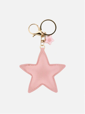 Pink stellar bag charm