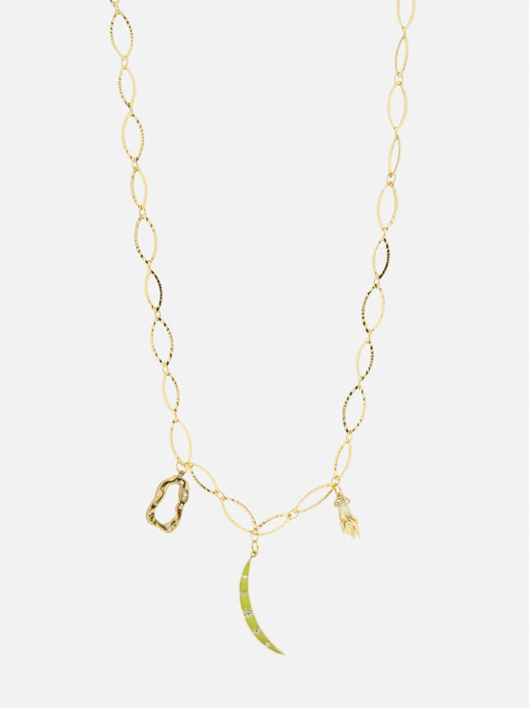Pistacchio charm necklace