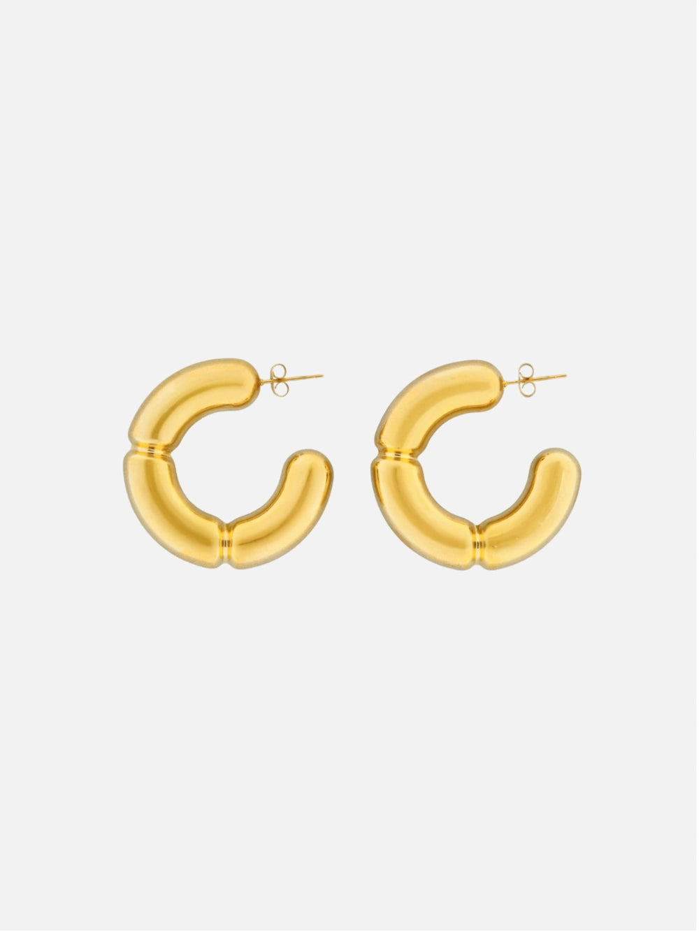 Puffy bold oorbellen