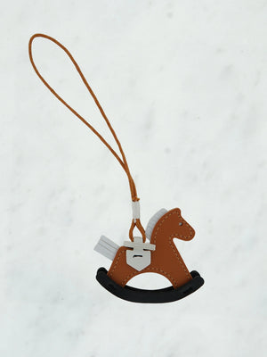 Rocking horse bag charm