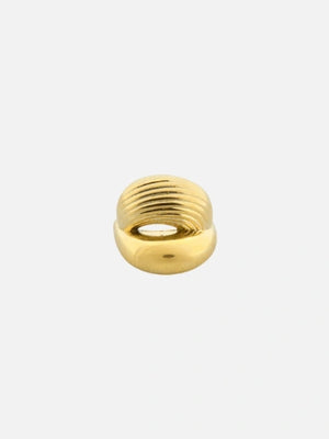 Rounded striped ring