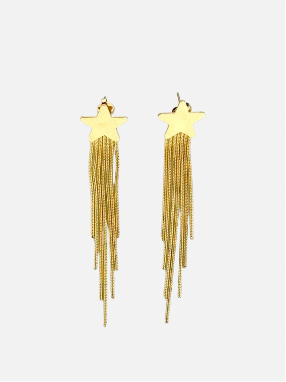 Ster party lange oorbellen