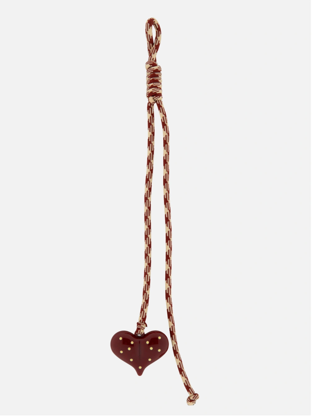 Striped lange tie met hart