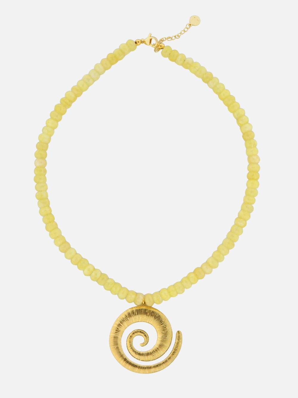 Sunny spiral stenen ketting