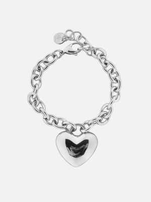 Super chunky armband met hart