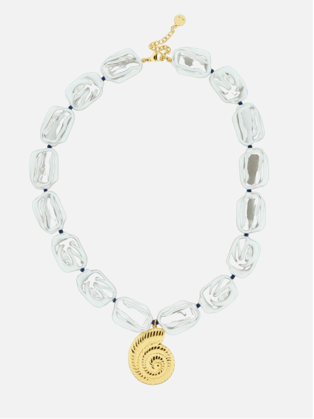 Super chunky pearl shell necklace