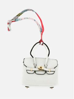Tiny luxury tote bag charm