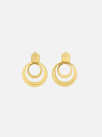 Triple hoop oorbellen